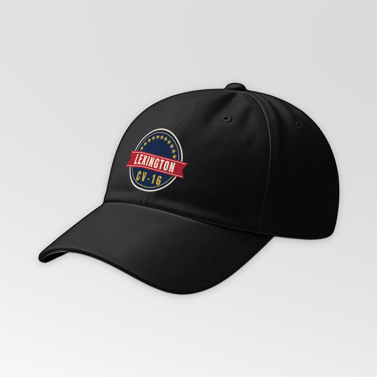 Lexington Eleven Battle Stars Dad Hat in Black