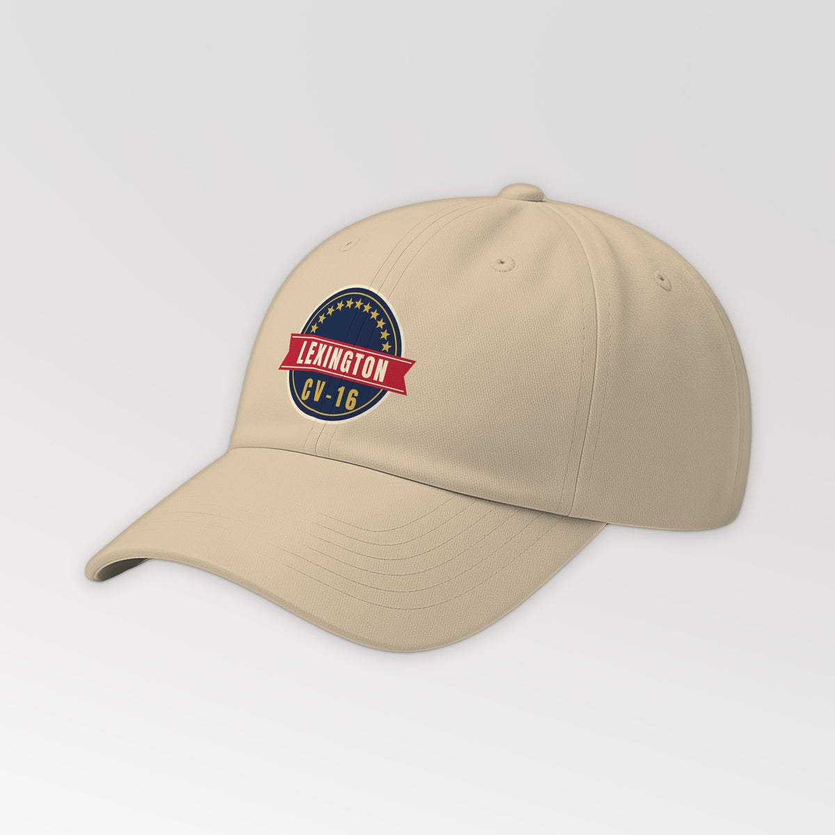 Lexington Eleven Battle Stars Dad Hat in Khaki