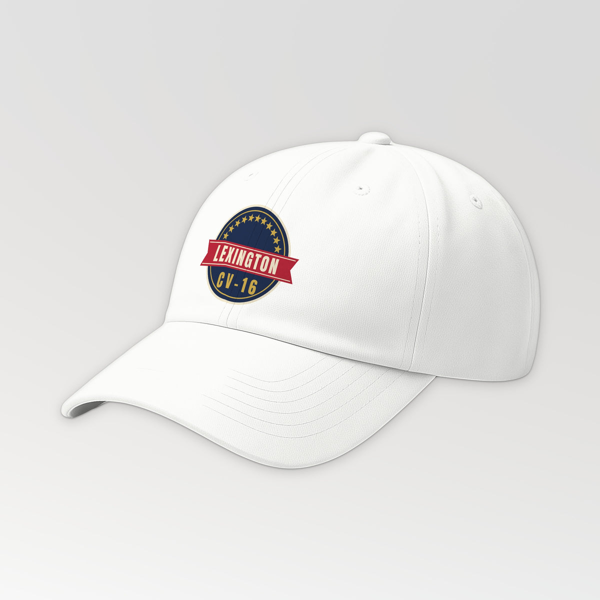 Lexington Eleven Battle Stars Dad Hat in White
