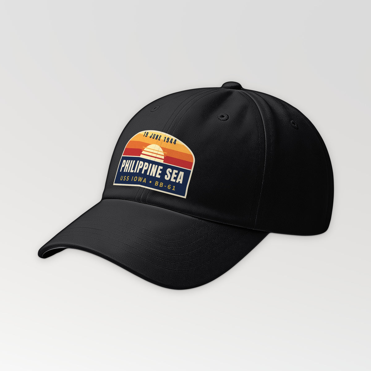 Iowa Philippine Sea 1944 Dad Hat in Black