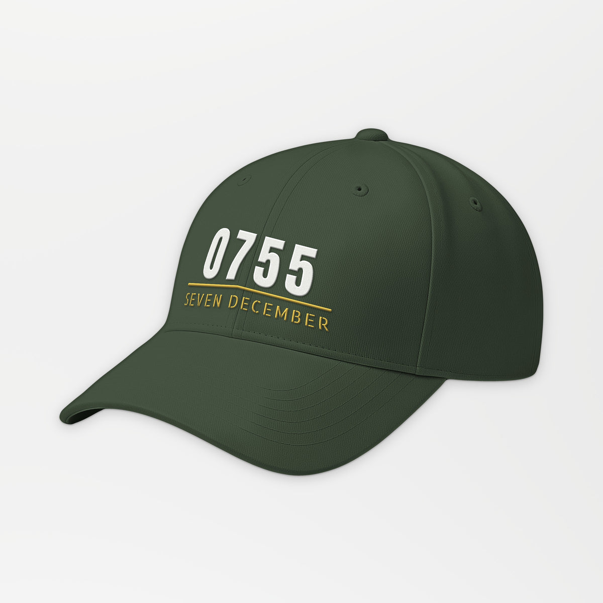 Seven December 0755 Embroidered Cap in Olive