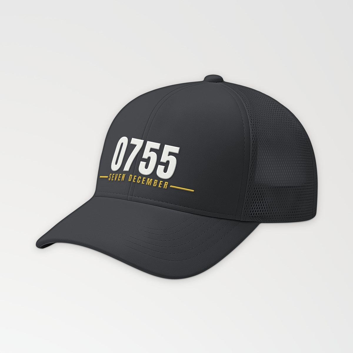 Seven December 1941 Trucker Cap in Dark Heather Gray