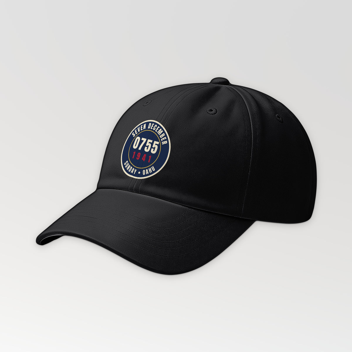 Seven December Roundel Dad Hat in Black