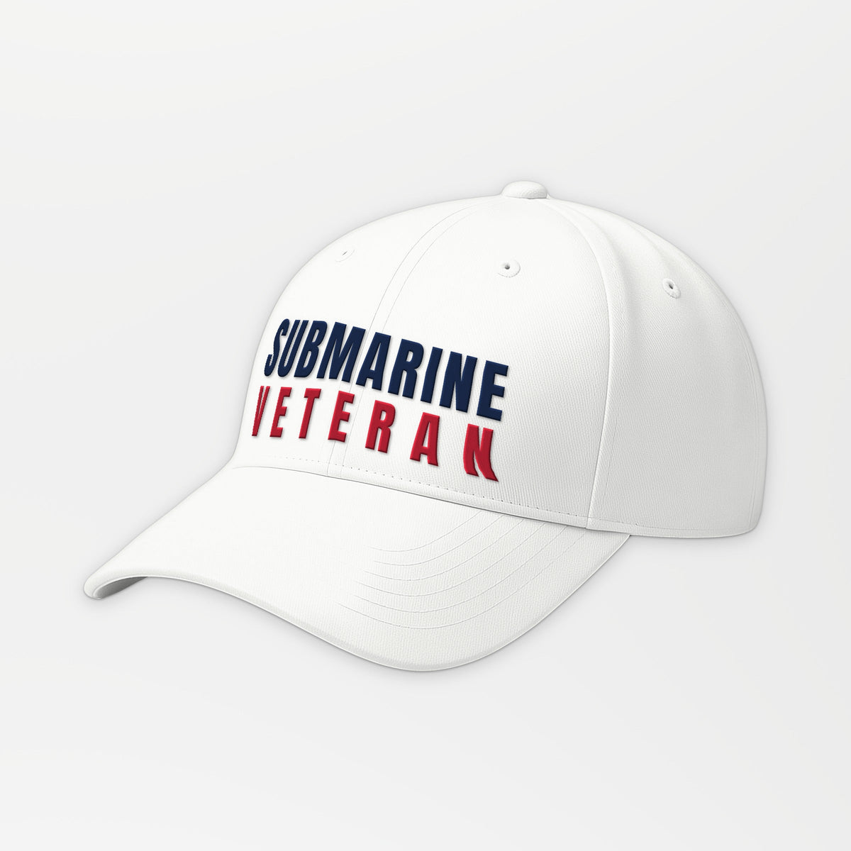 Proudly Served Submarine Veteran Embroidered Cap in White