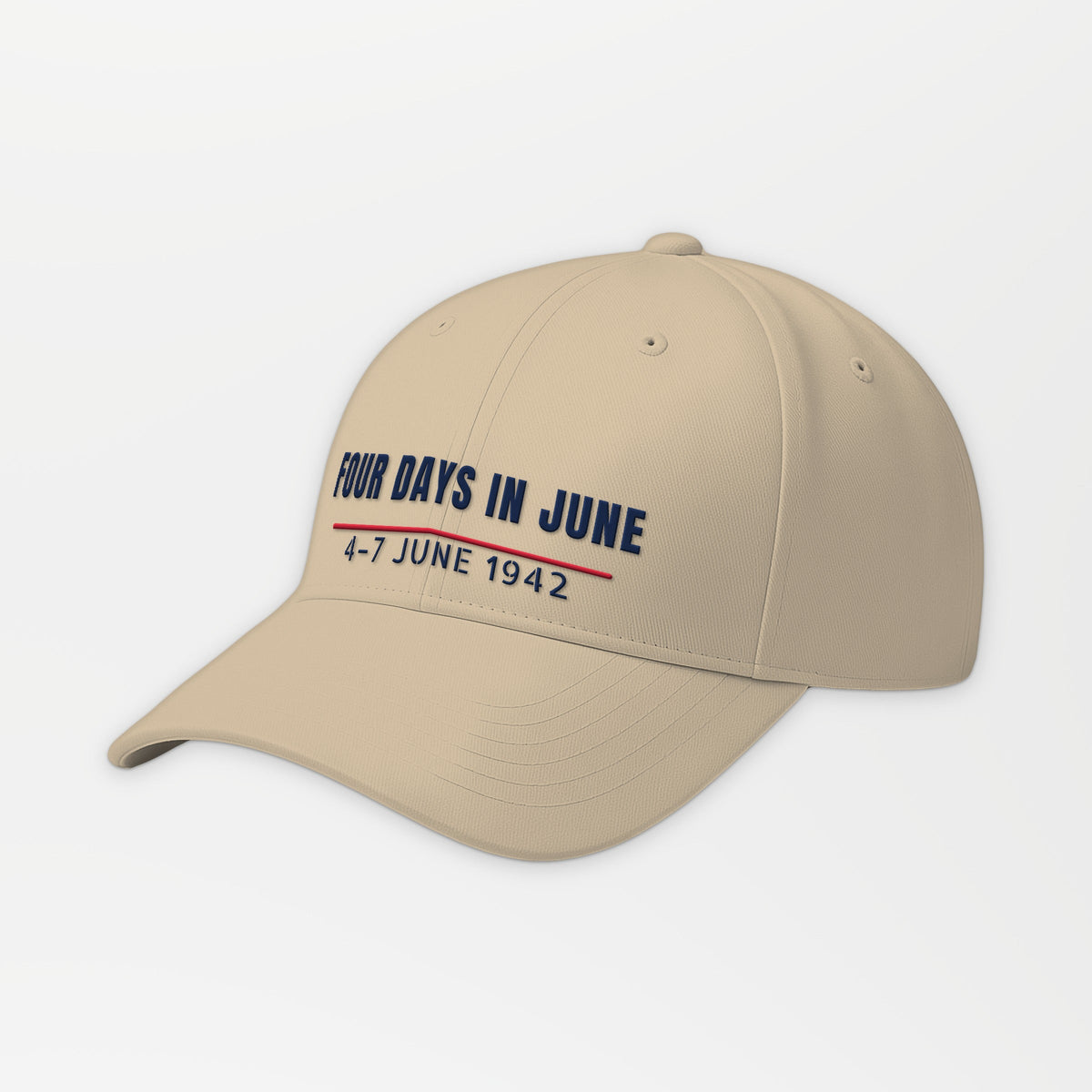 Four Days in June Embroidered Cap in Khaki