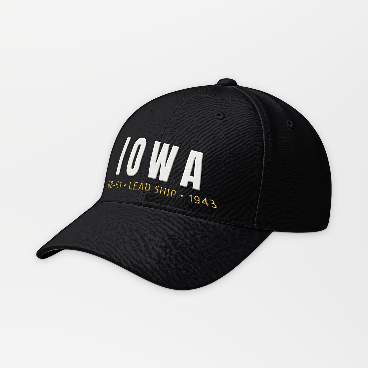 Iowa Lead Ship 1943 Embroidered Cap
