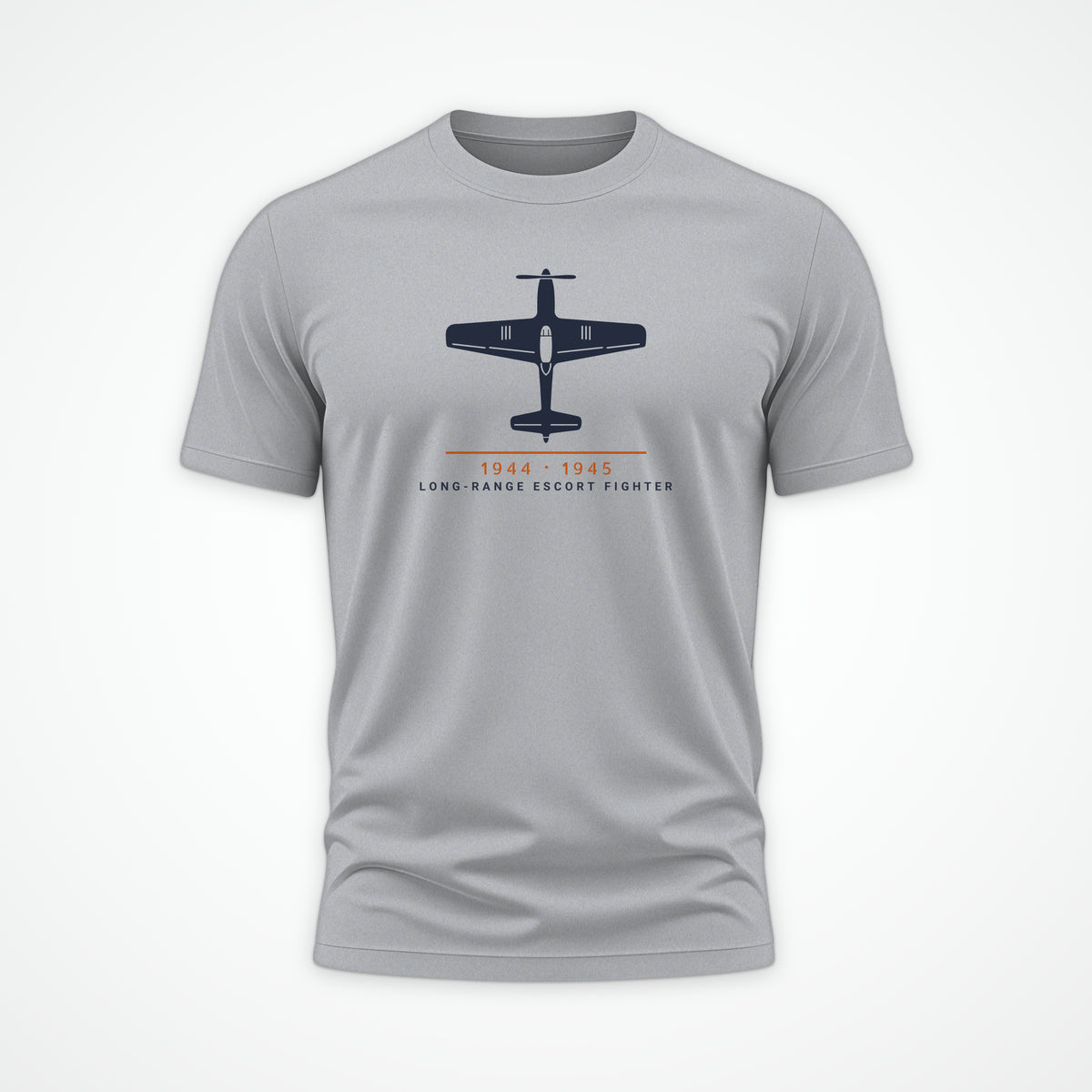 Long-Range Escort Fighter 1944–45 Tee in Sport Grey