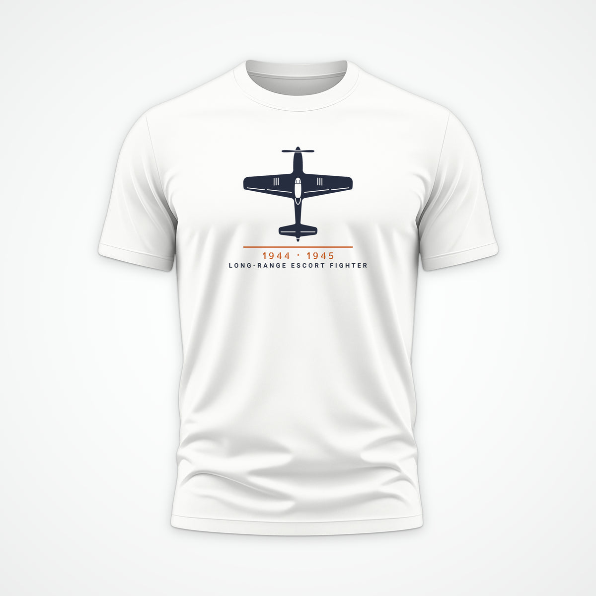 Long-Range Escort Fighter 1944–45 Tee in White