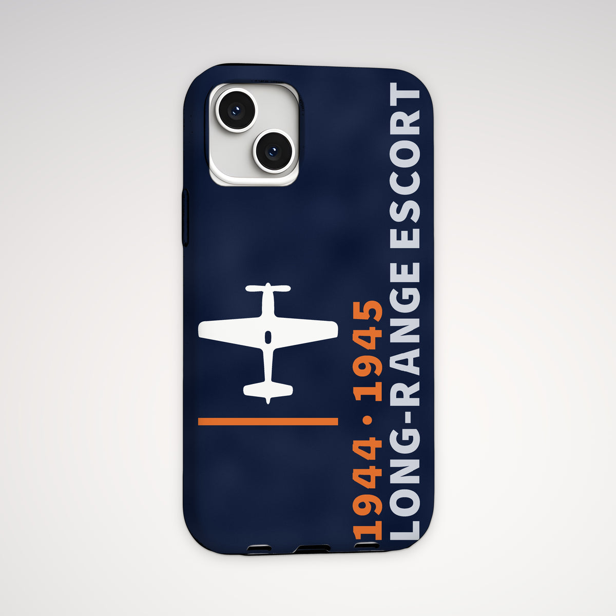 Long-Range Escort Fighter 1944–45 Tough Phone Case – iPhone, back view
