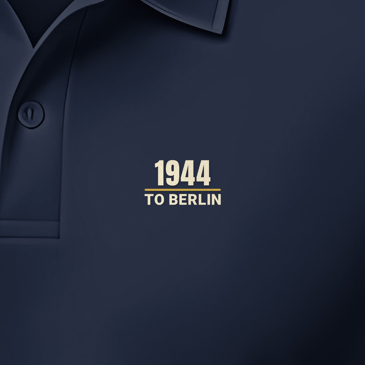To Berlin 1944 Polo, left-chest detail