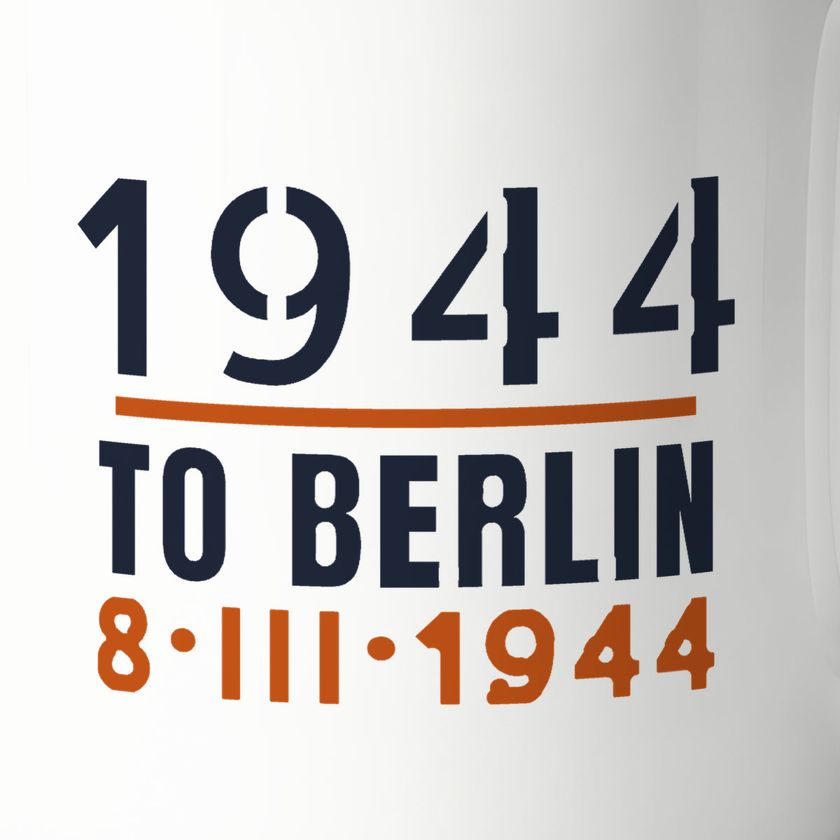 To Berlin 1944 Long-Range Escort Mug, print detail