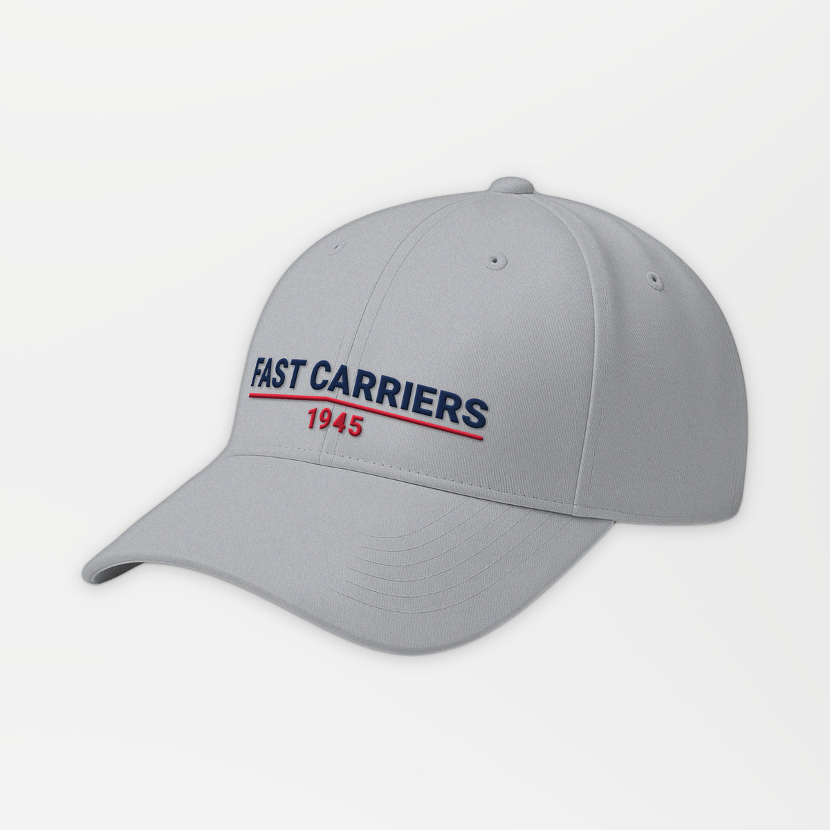 Fast Carriers 1945 Embroidered Cap in Grey