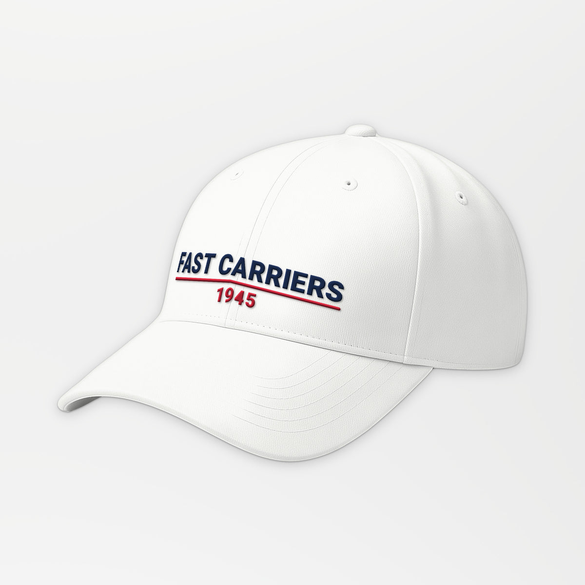 Fast Carriers 1945 Embroidered Cap in White