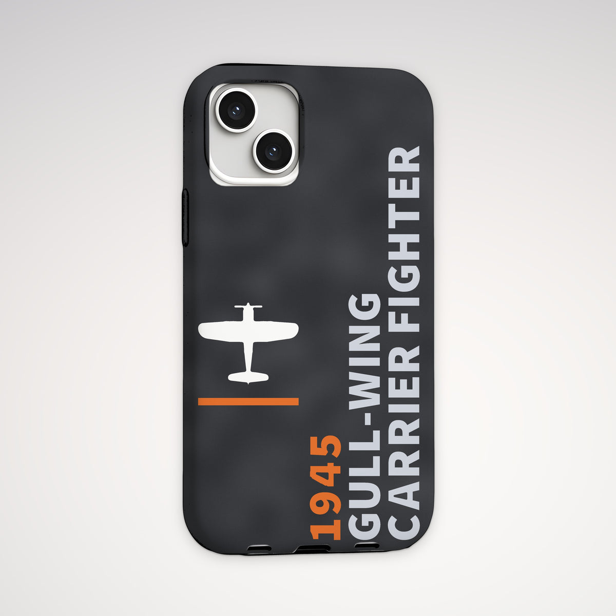 Gull-Wing Fighter 1945 Tough Phone Case – iPhone, back view