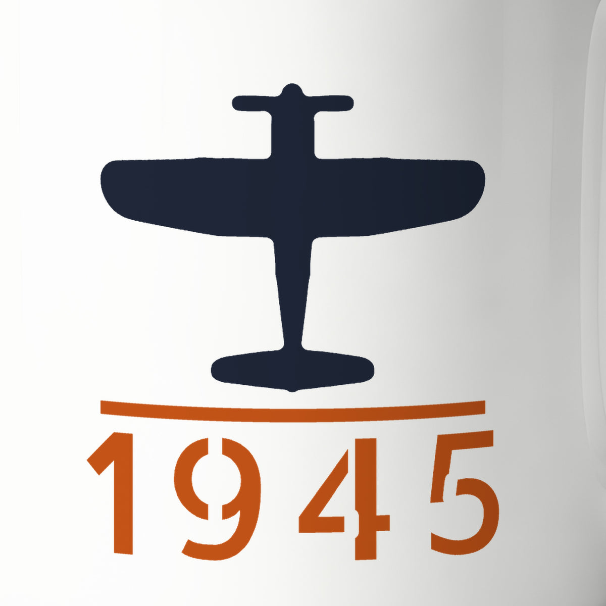 Gull-Wing Fighter 1945 Mug, print detail