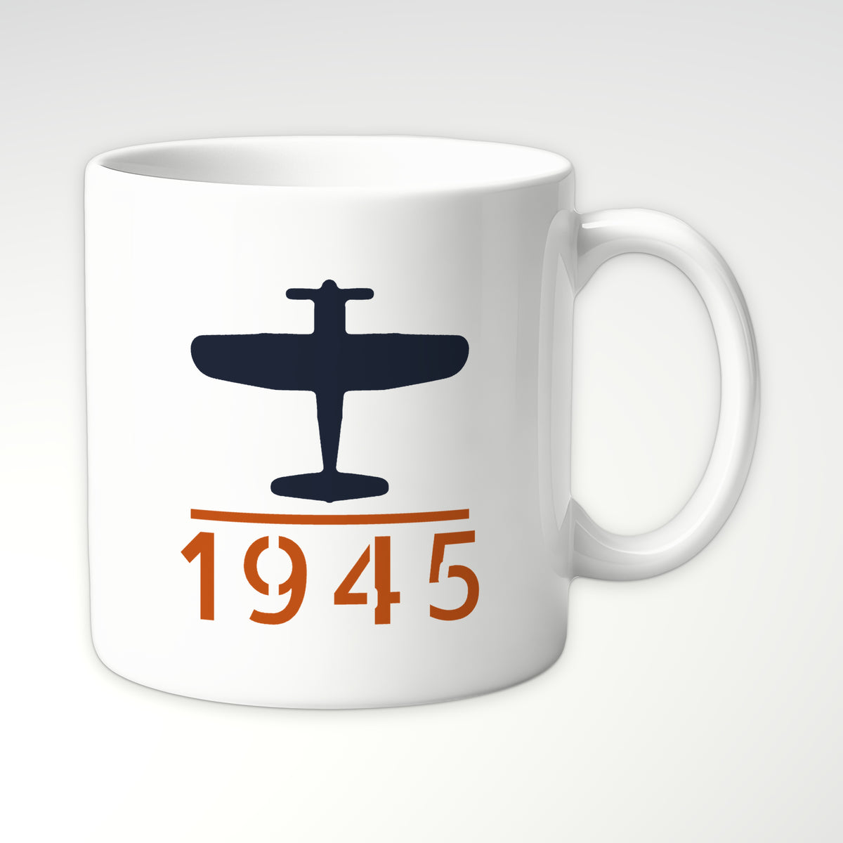 Gull-Wing Fighter 1945 Mug in White