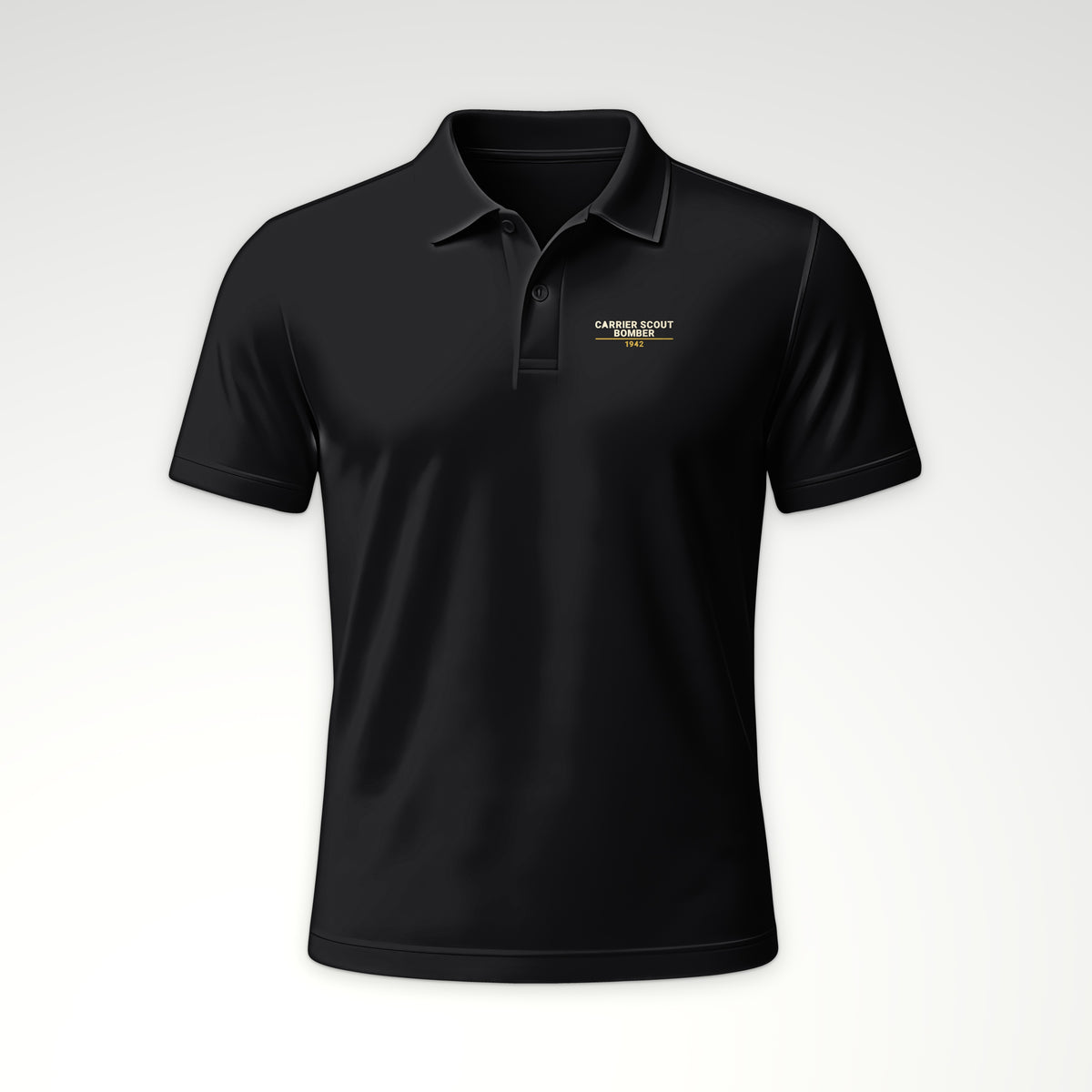 Carrier Scout Bomber 1942 Polo in Black