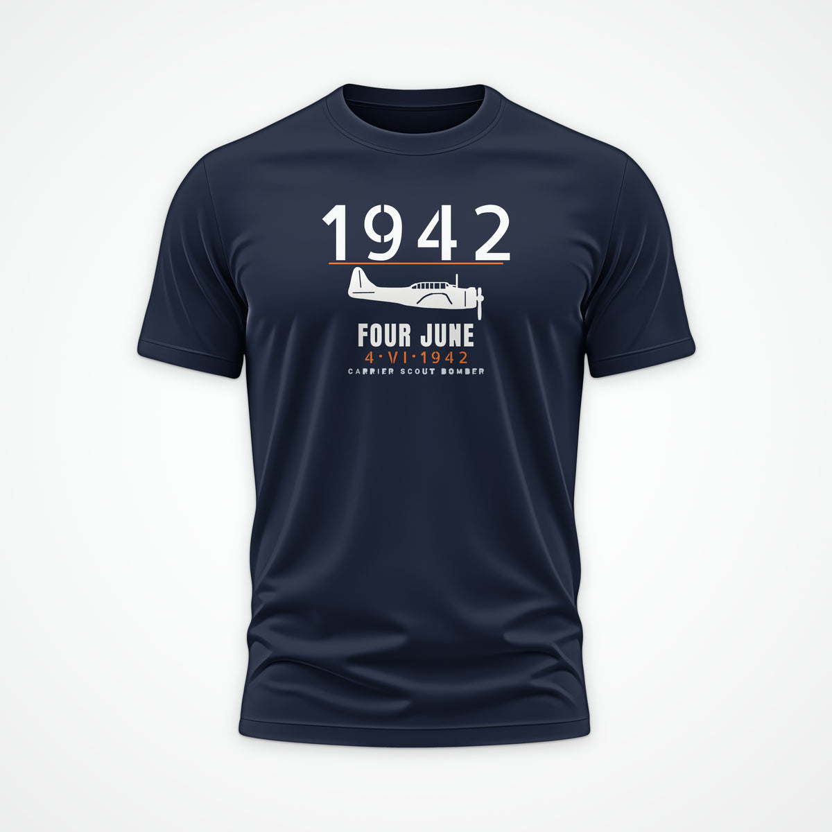 Carrier Scout Bomber June 1942 Tee in Navy