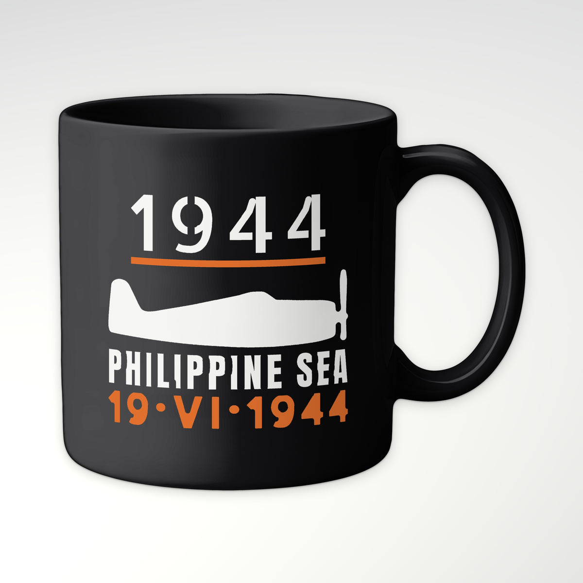 Philippine Sea 1944 Carrier Fighter Mug in Black