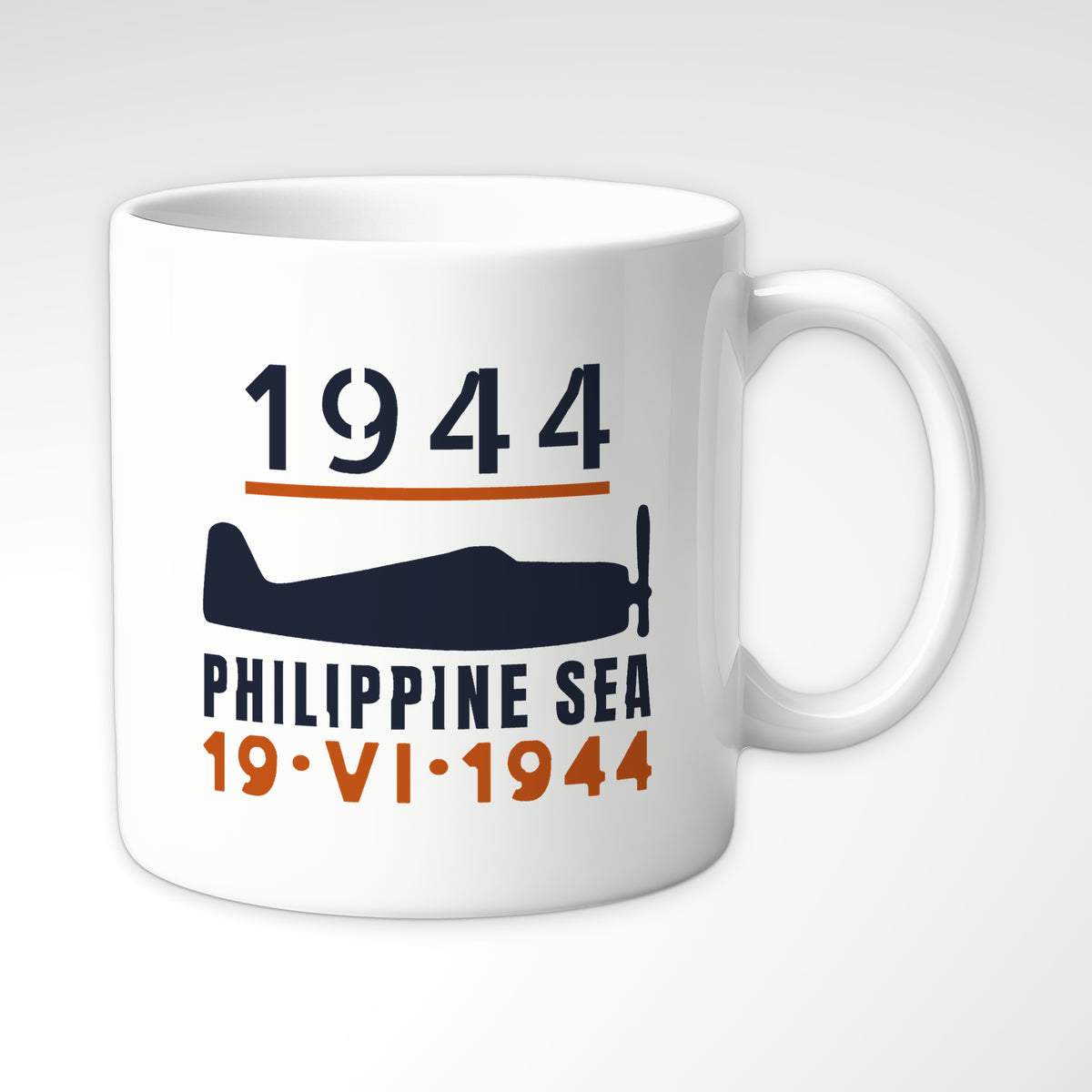 Philippine Sea 1944 Carrier Fighter Mug in White