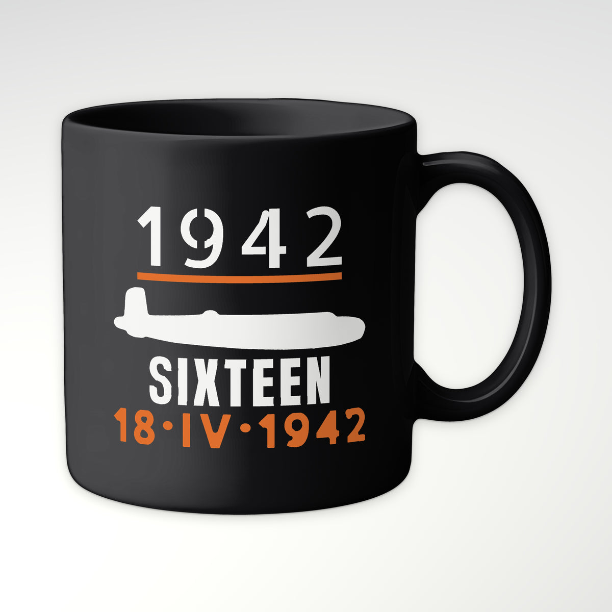Sixteen Carrier-Launched Bombers 1942 Mug in Black