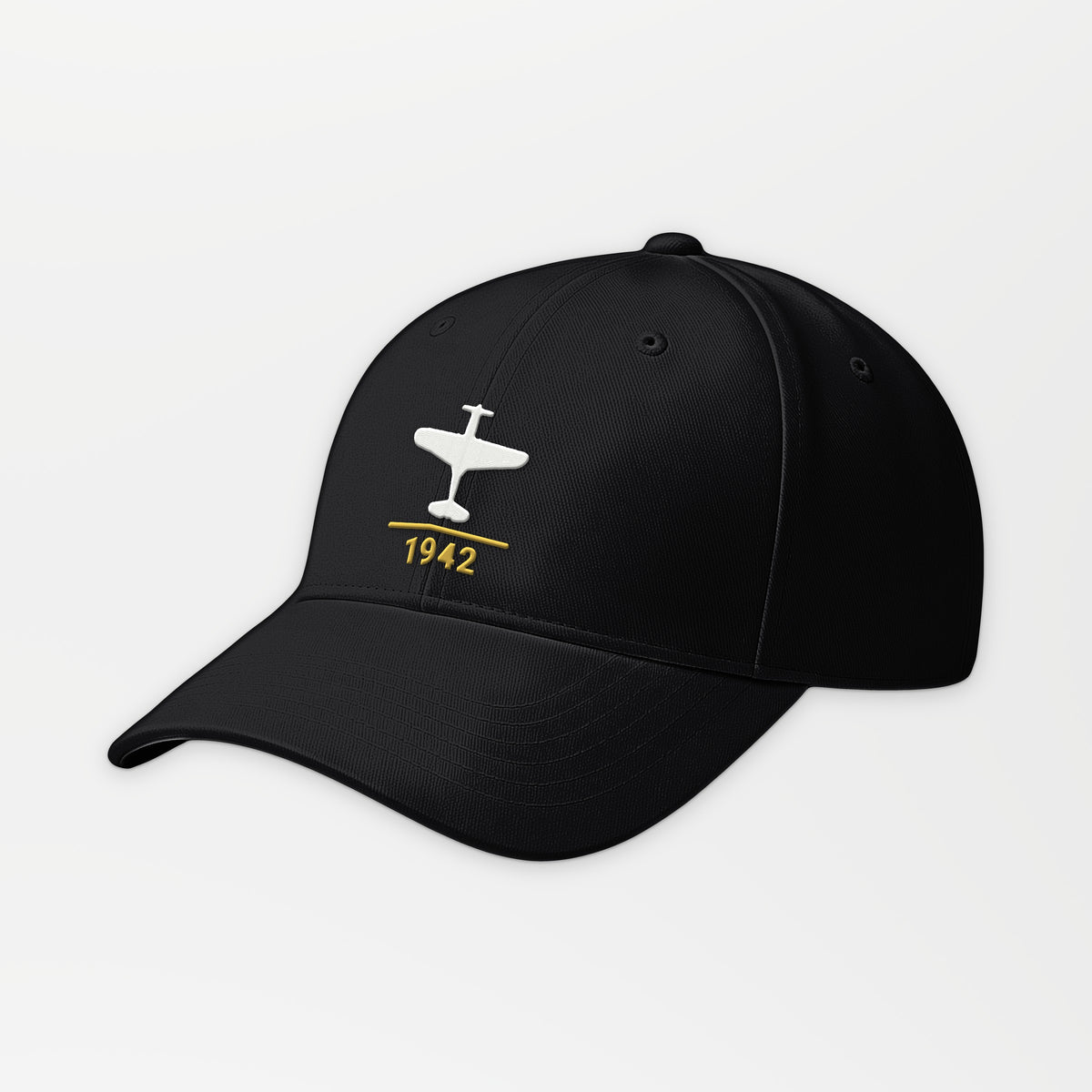 Early-War Fighter 1942 Embroidered Cap in Black