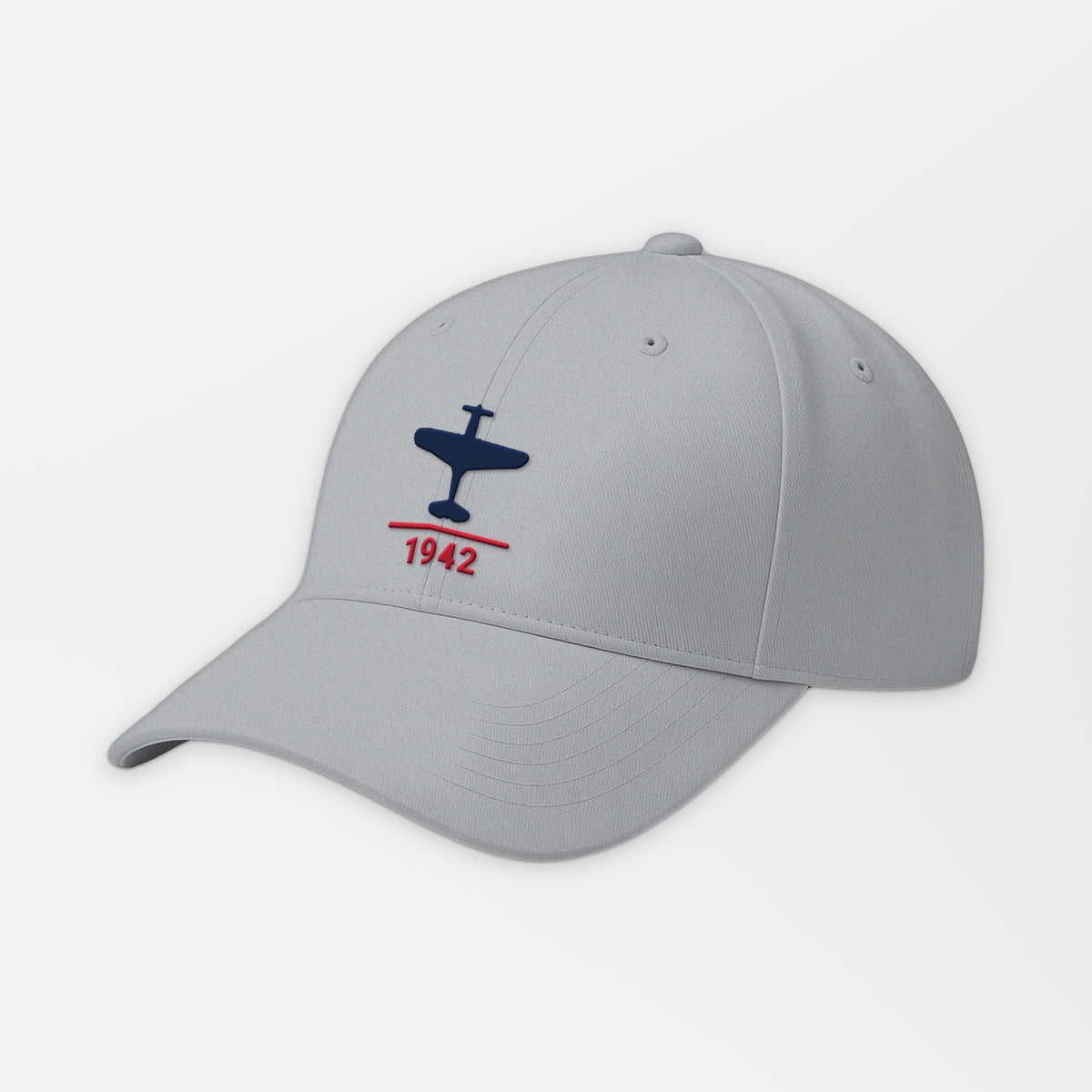 Early-War Fighter 1942 Embroidered Cap in Grey
