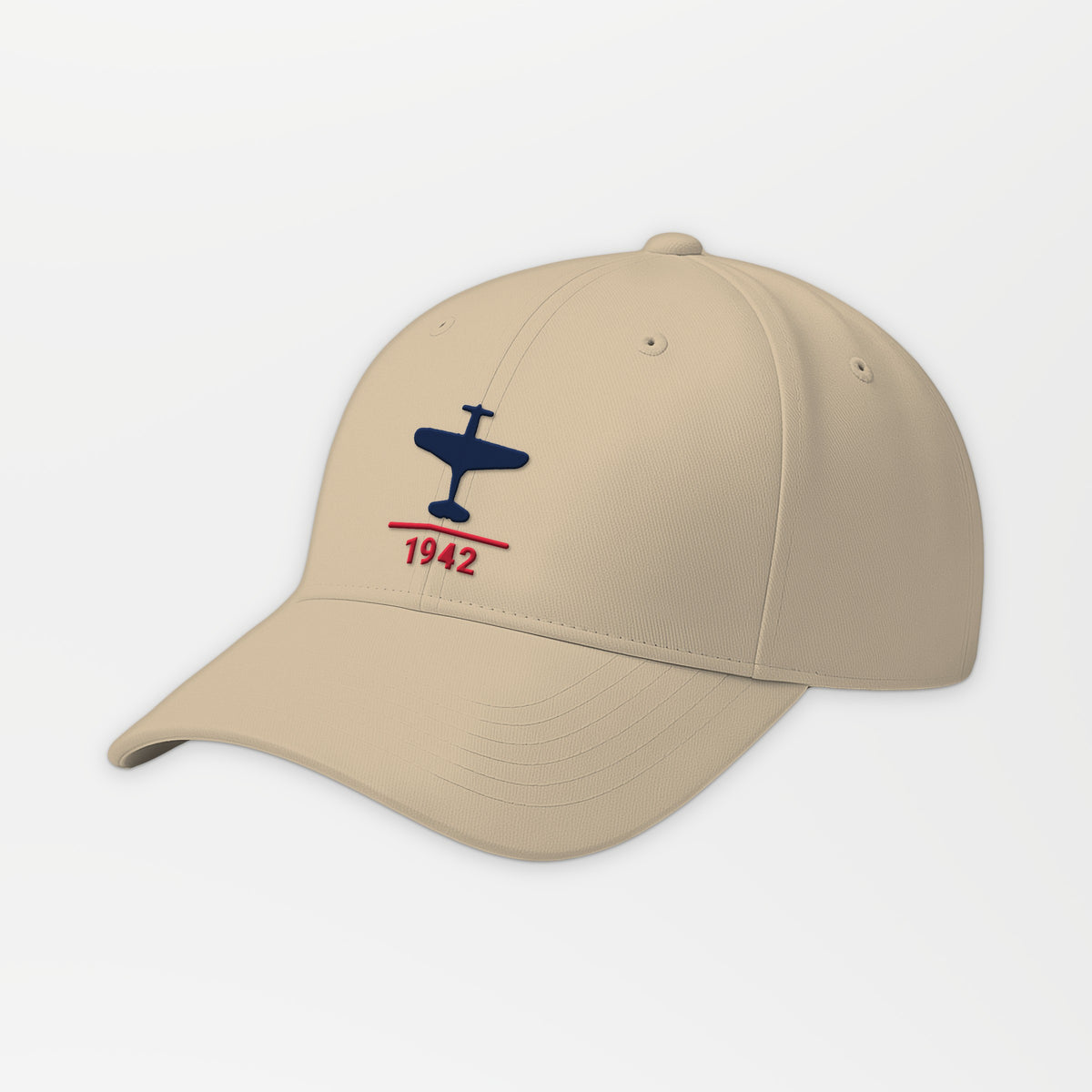 Early-War Fighter 1942 Embroidered Cap in Khaki