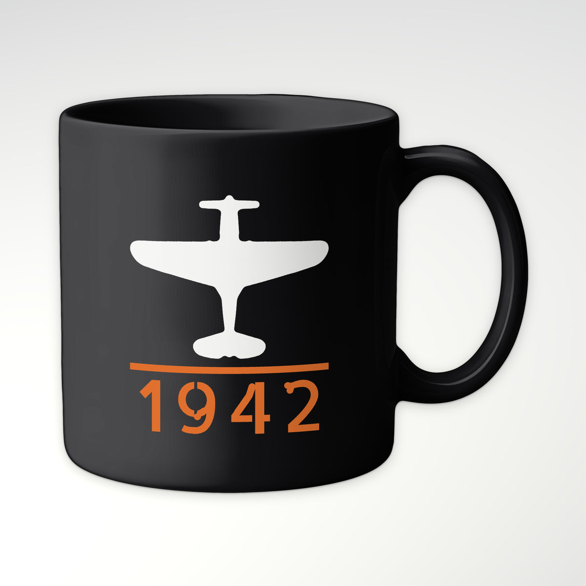 Early-War Fighter 1942 Mug in Black