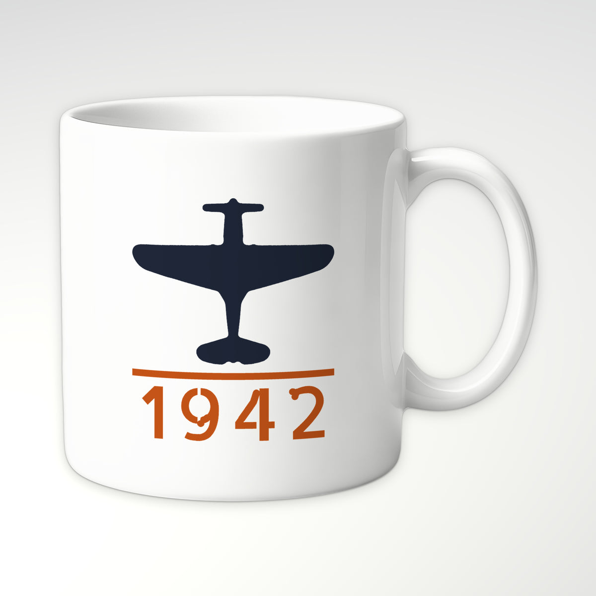 Early-War Fighter 1942 Mug in White