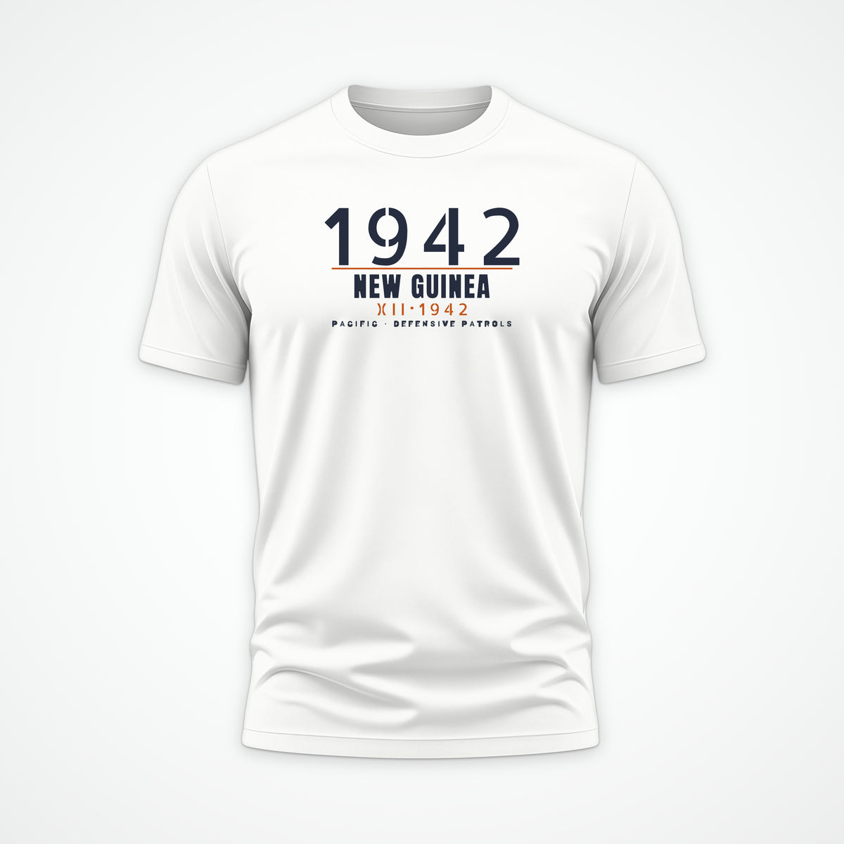New Guinea 1942 Defensive Patrols Tee in White
