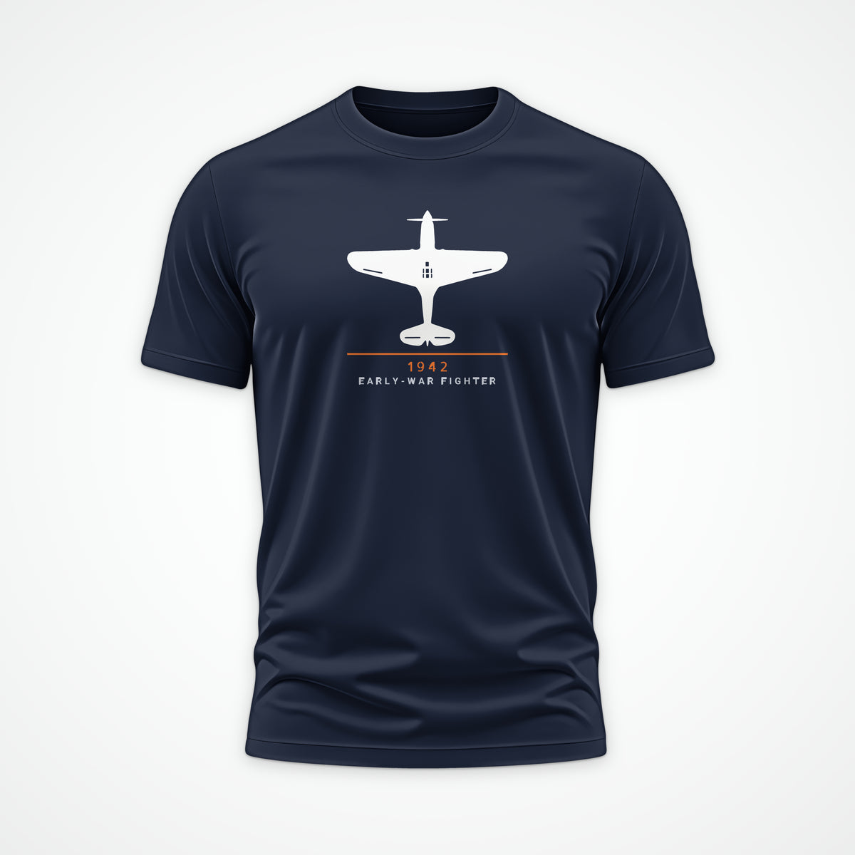 Early-War Fighter 1942 Tee in Navy