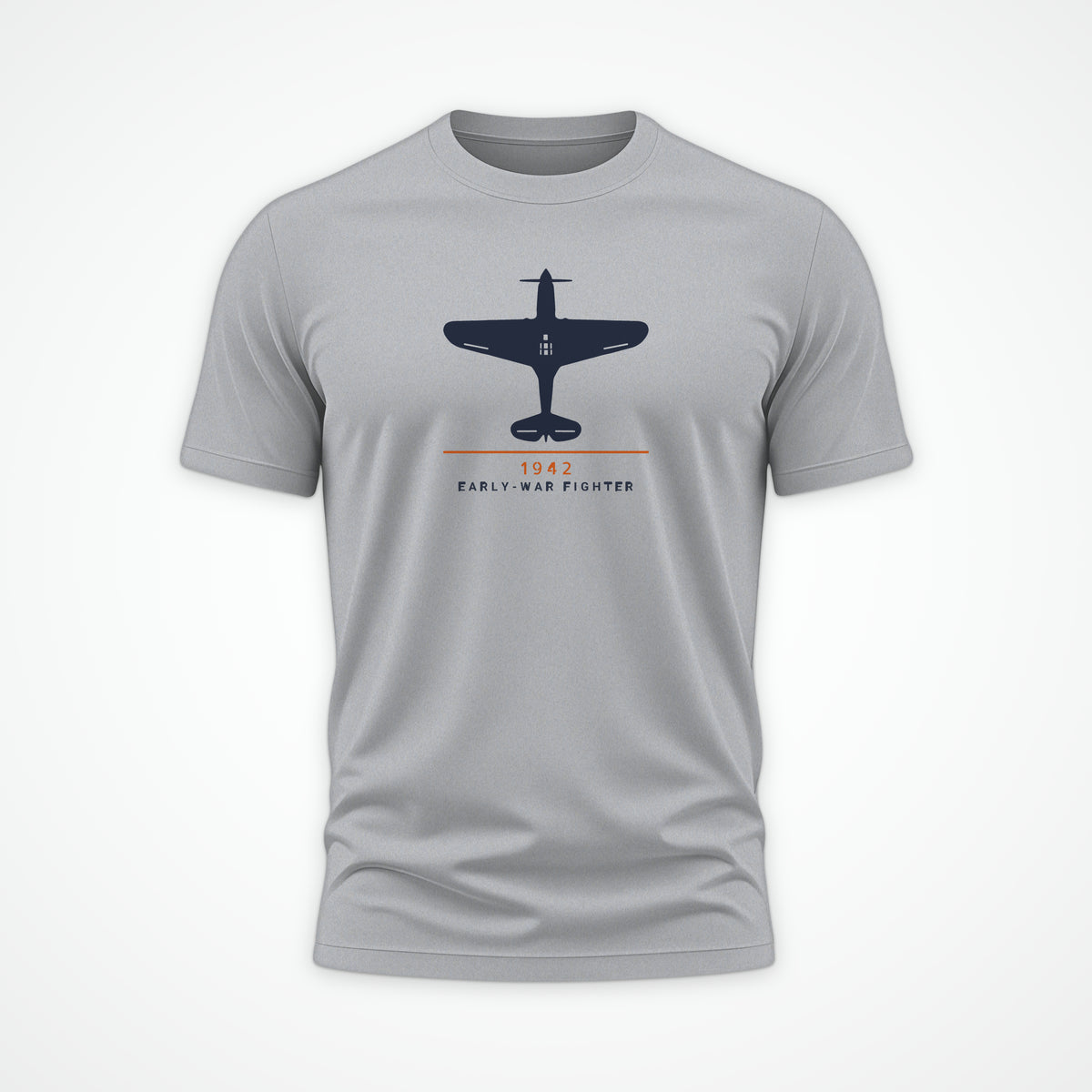 Early-War Fighter 1942 Tee in Sport Grey