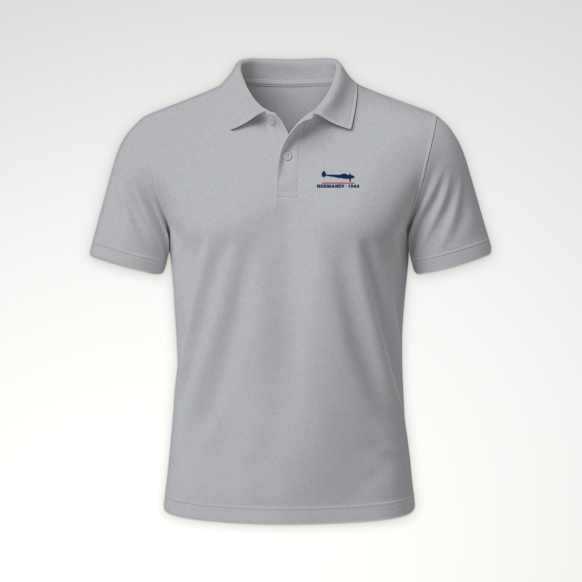 Normandy 1944 Polo in Sport Grey