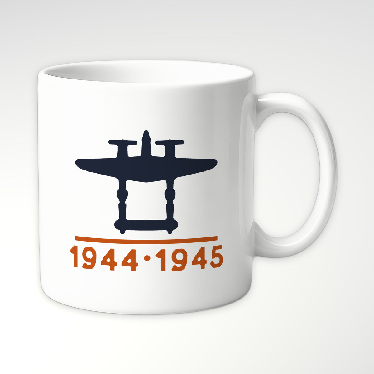 Twin-Boom Fighter 1944–45 Mug in White