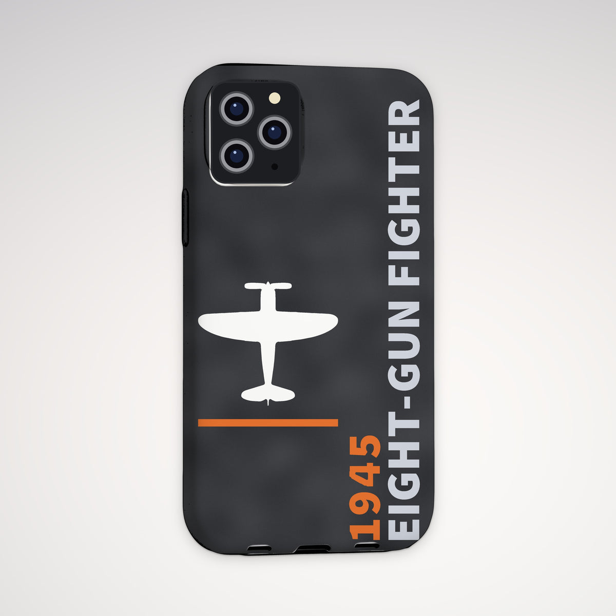 Eight-Gun Fighter 1945 Tough Phone Case – iPhone, shown on a Pro model