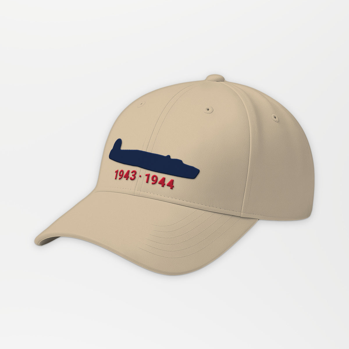 Twin-Tail 1943–44 Embroidered Cap in Khaki