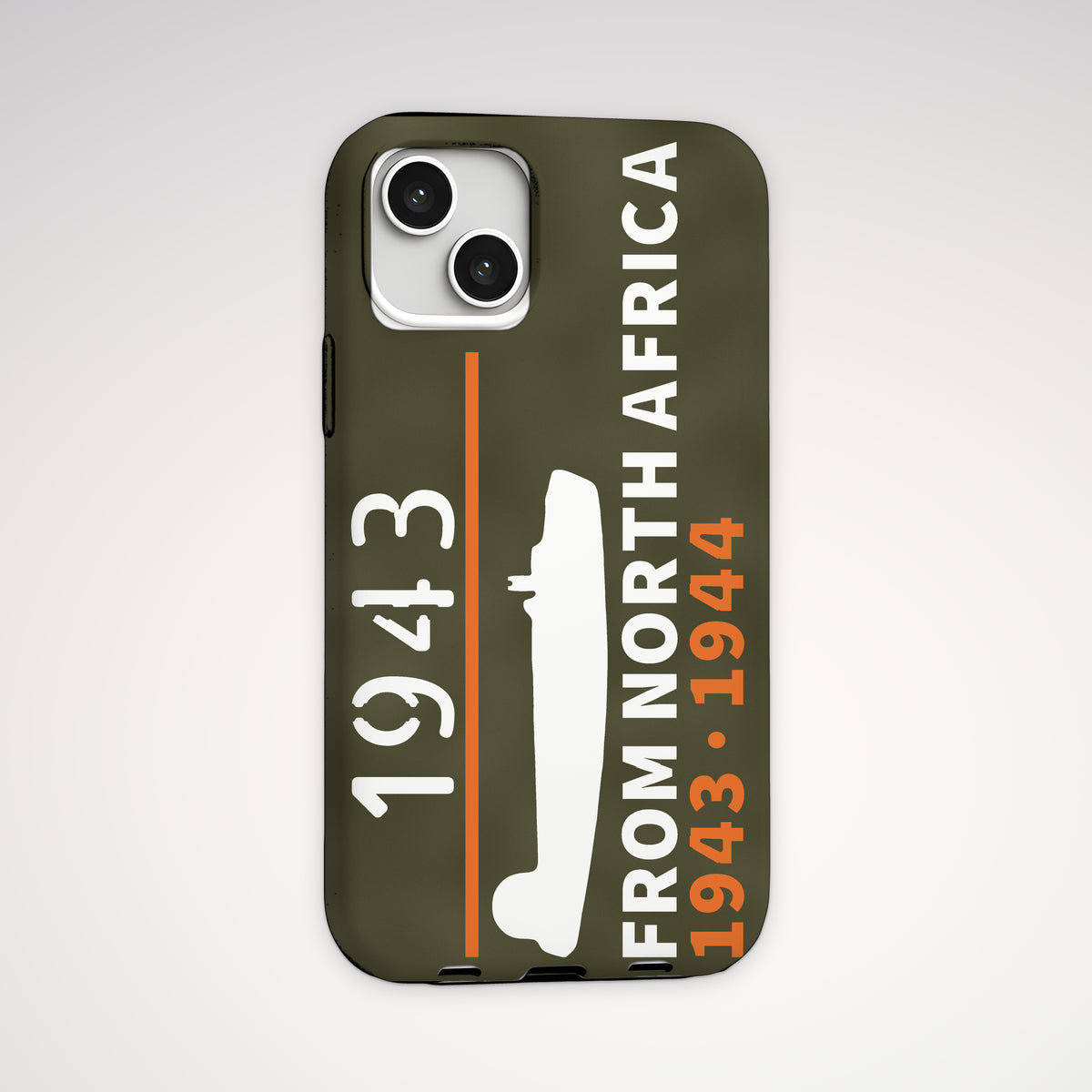 North Africa Twin-Tail Bomber 1943–44 Tough Phone Case – iPhone, back view