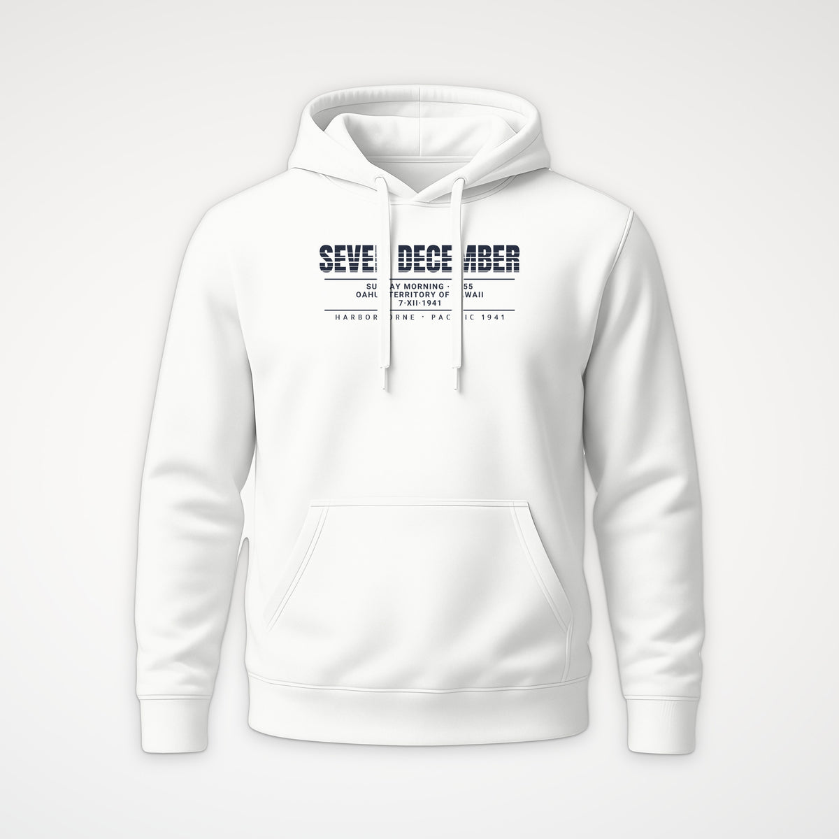 Seven December Scanline Hoodie in White