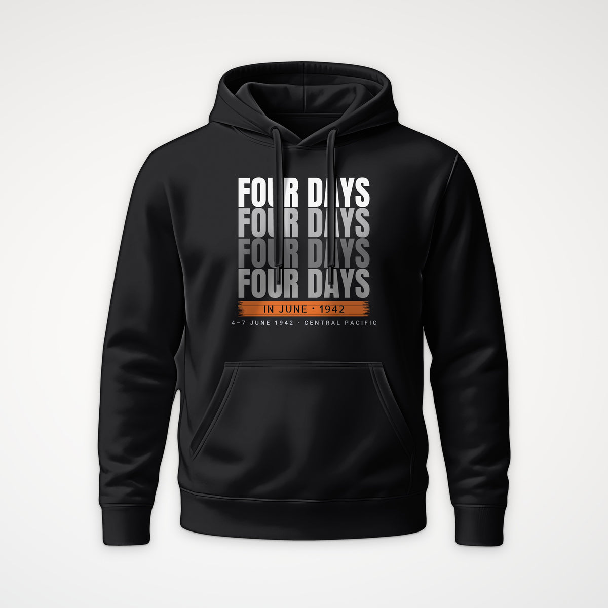 Four Days in June Echo Hoodie in Black