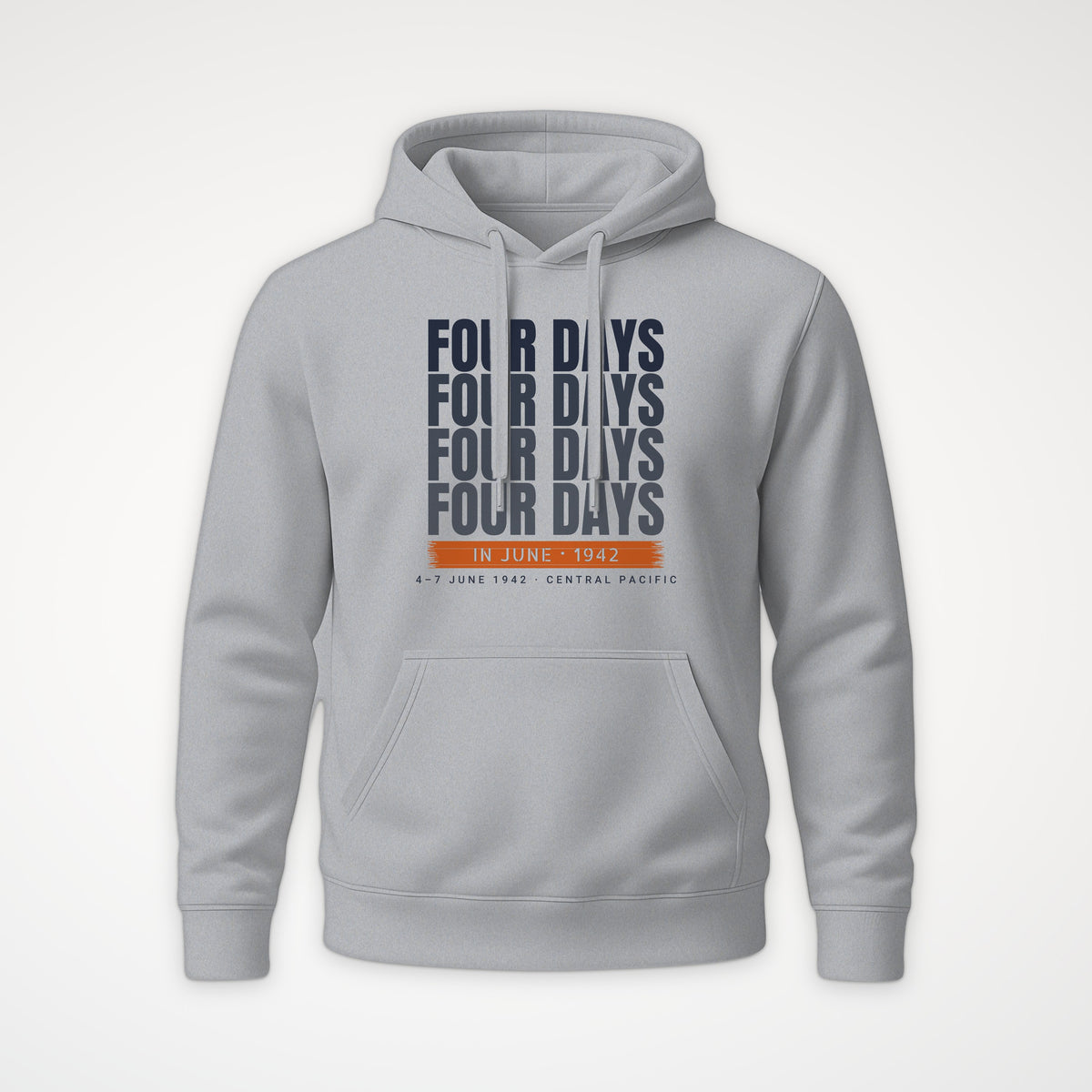 Four Days in June Echo Hoodie in Heather Grey