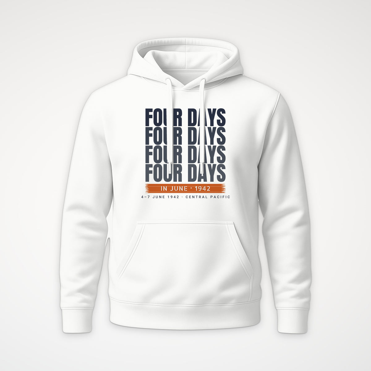Four Days in June Echo Hoodie in White