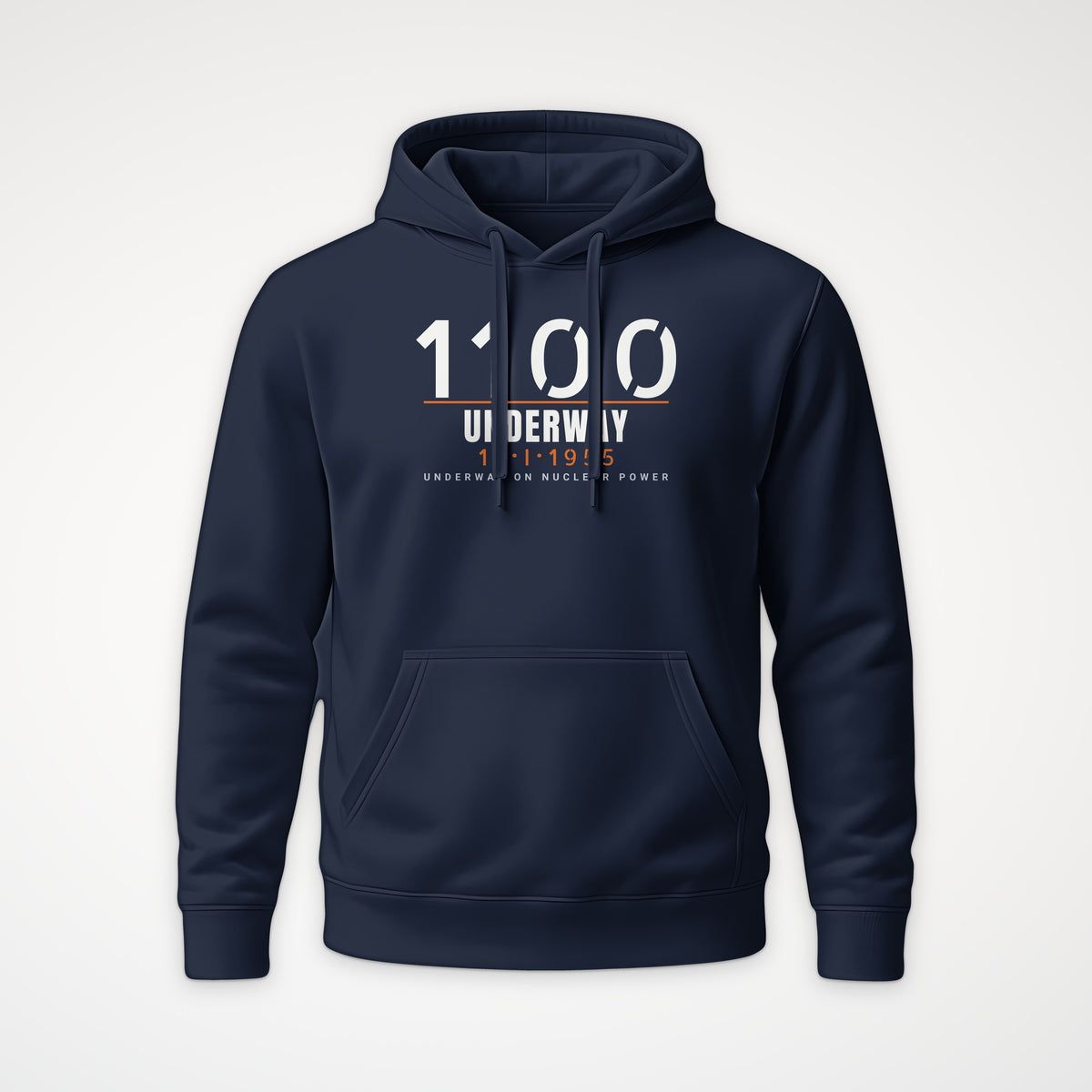 Underway on Nuclear Power 1100 Hoodie in French Navy