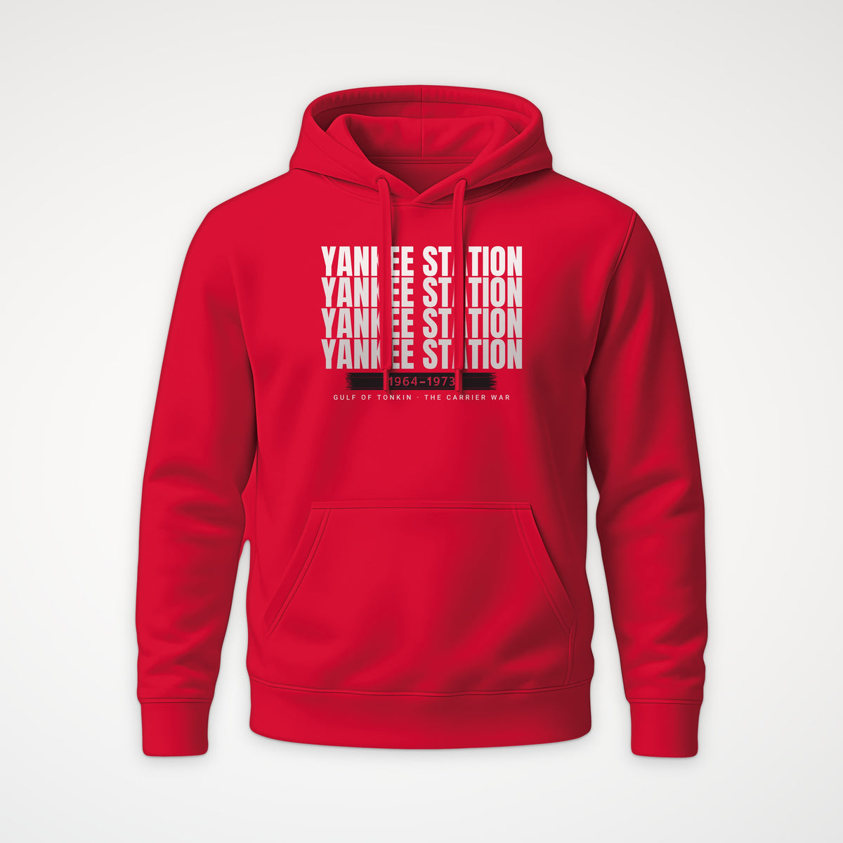 Yankee Station Echo Hoodie in Red