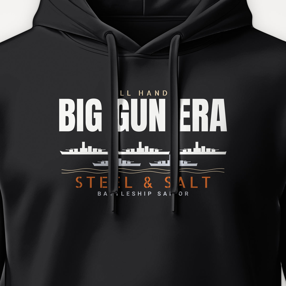 Big Gun Era Row Hoodie, front print detail