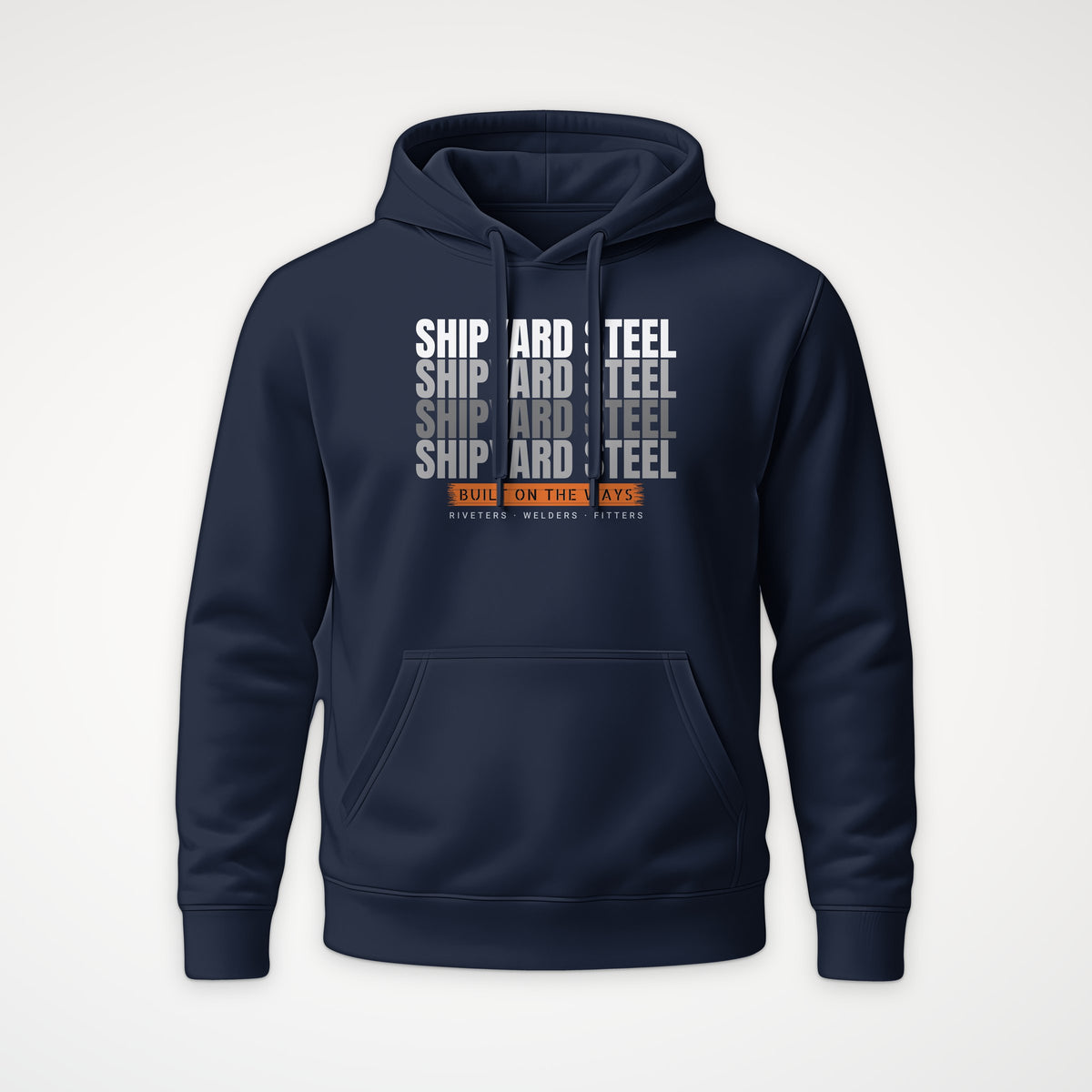 Shipyard Steel Echo Hoodie in French Navy