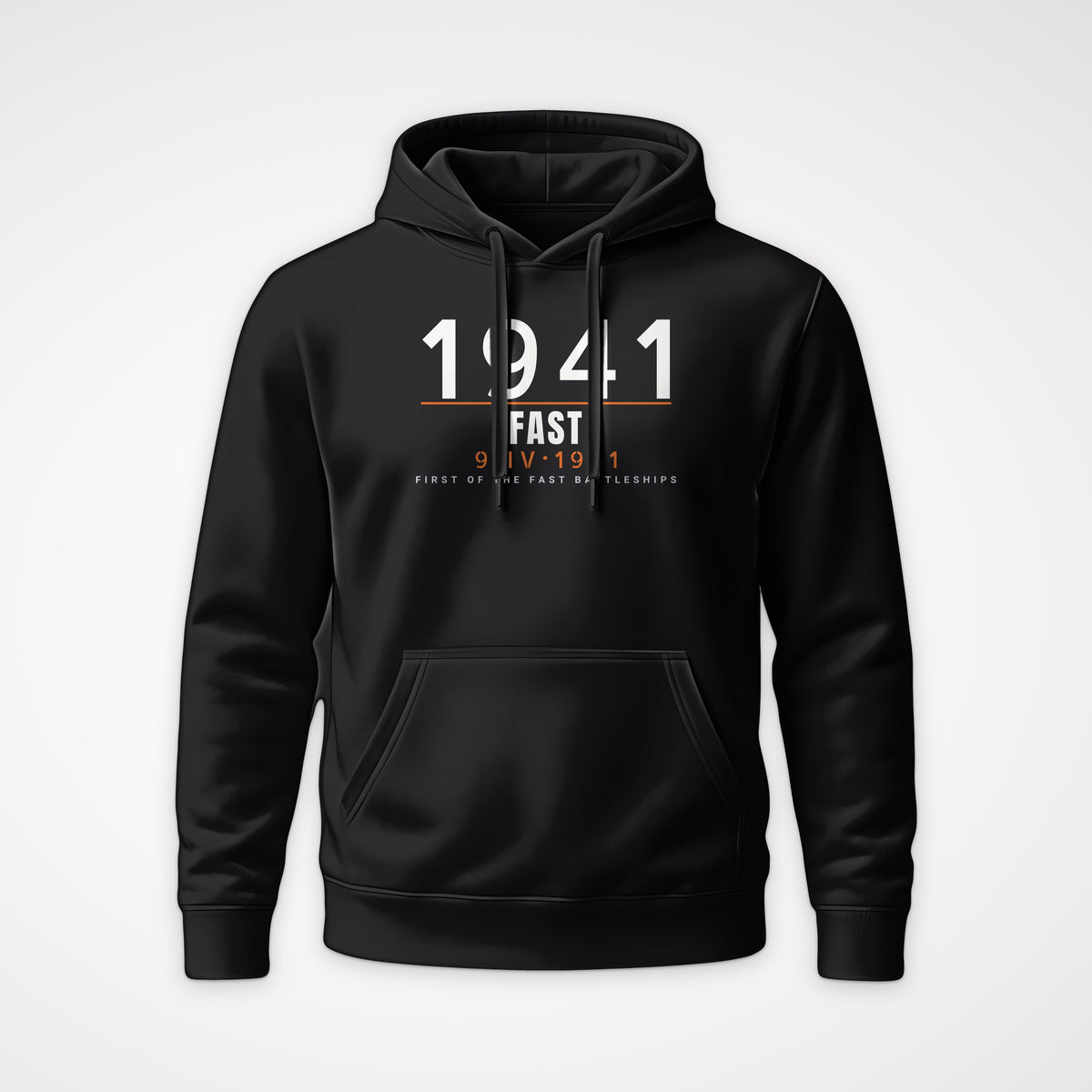Fast Battleship 1941 Timestamp Hoodie in Black