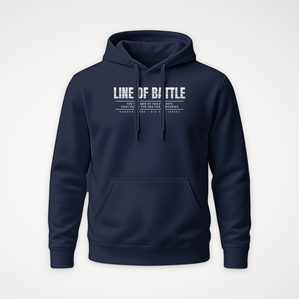 Line of Battle Scanline Hoodie in French Navy