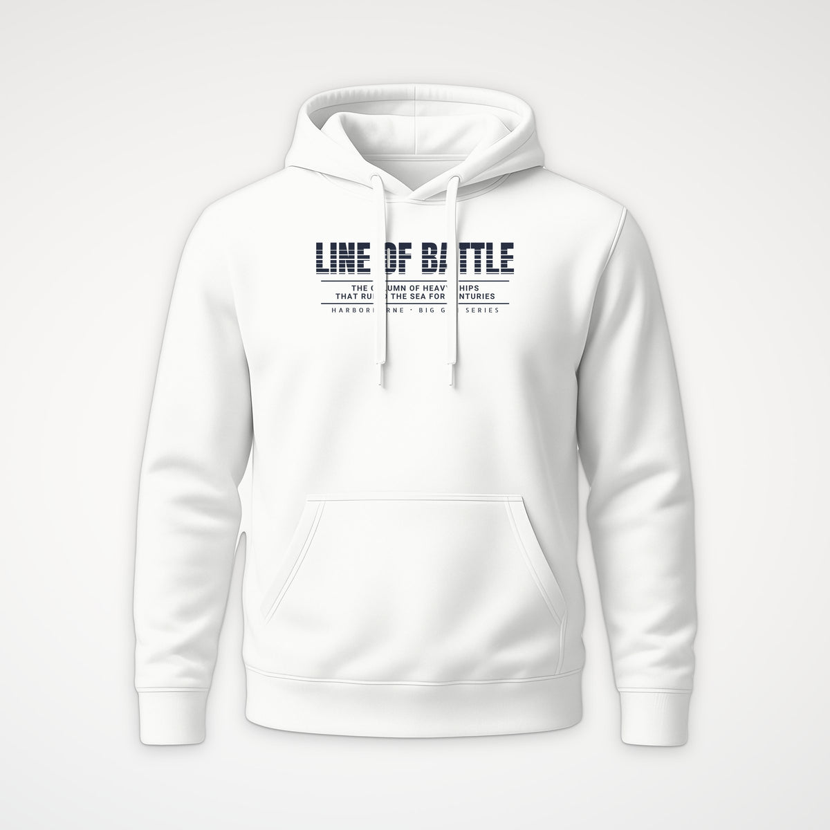 Line of Battle Scanline Hoodie in White