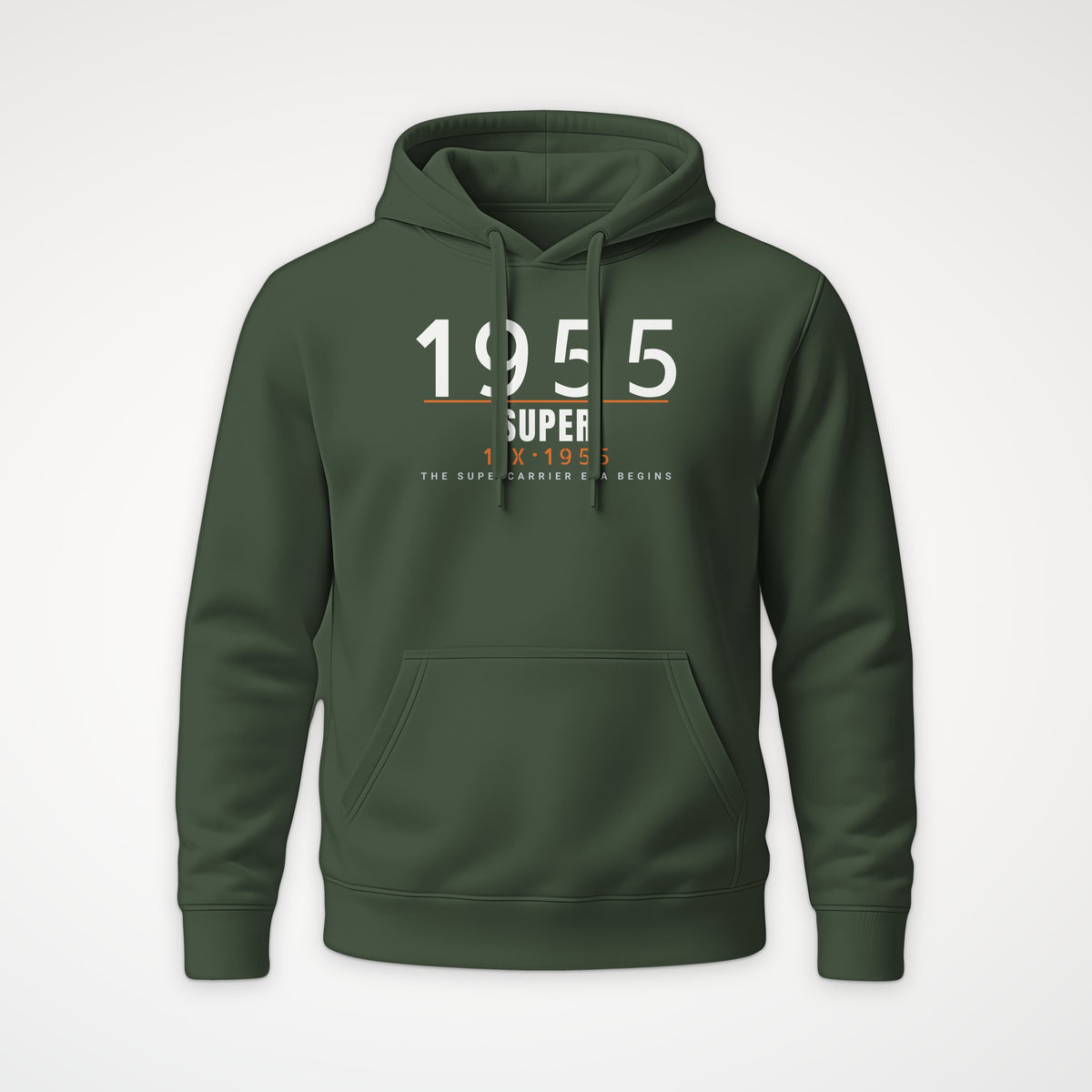 Supercarrier Watch Timestamp Hoodie in Olive